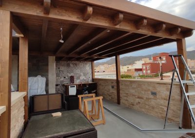 Pérgola de madera